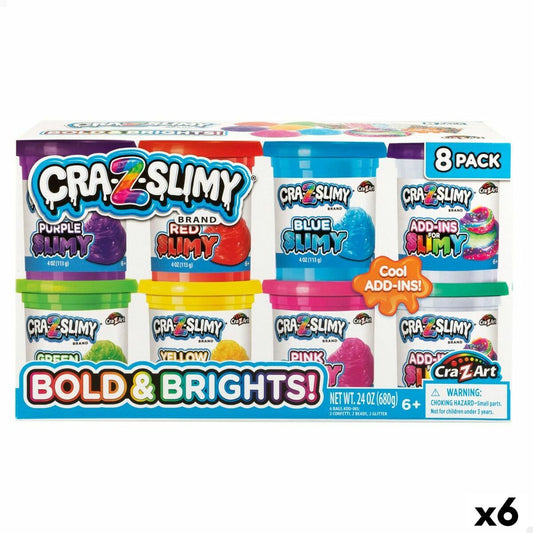 Joc de Plastilină Cra-Z-Art Bold&Brights (6 Unități) Slime - Jucarii si jocuri, Activități creative