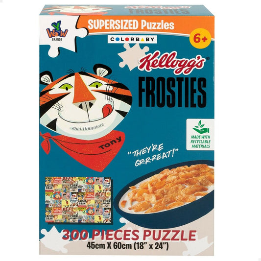 Puzzle Colorbaby Kellogg's Frosties 300 Piese 6 Unități 60 x 45 x 0,1 cm - Jucarii si jocuri, Puzzle-uri și puzzle-uri