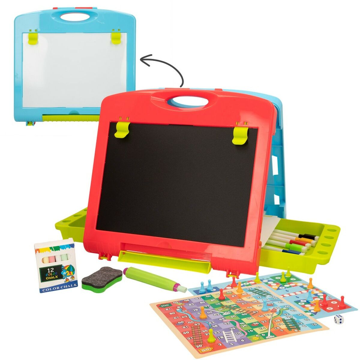 Tablă cu Două Fețe Colorbaby 34 x 31 x 29 cm 2 Unități 34 x 31 x 29 cm - Jucarii si jocuri, Activități creative