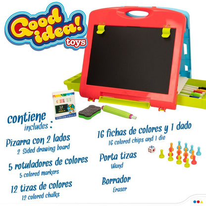 Tablă cu Două Fețe Colorbaby 34 x 31 x 29 cm 2 Unități 34 x 31 x 29 cm - Jucarii si jocuri, Activități creative