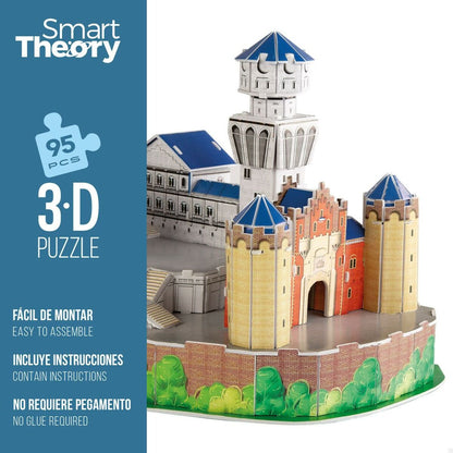 Puzzle 3D Colorbaby New Swan Castle 95 Piese 43,5 x 33 x 18,5 cm (6 Unități) - Jucarii si jocuri, Puzzle-uri și puzzle-uri