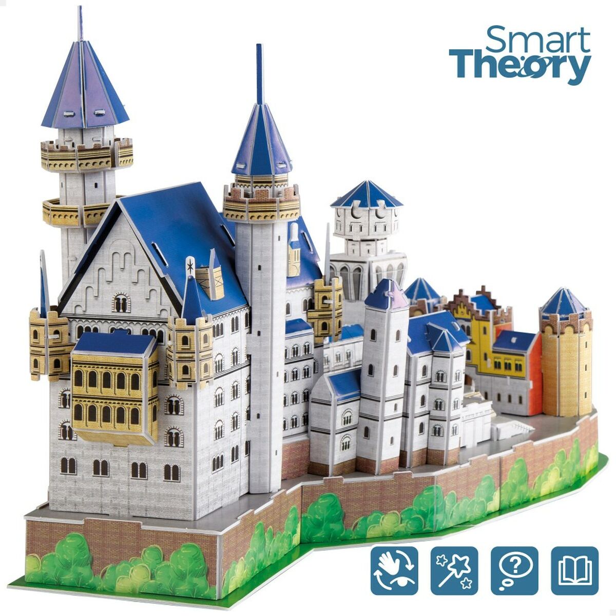 Puzzle 3D Colorbaby New Swan Castle 95 Piese 43,5 x 33 x 18,5 cm (6 Unități) - Jucarii si jocuri, Puzzle-uri și puzzle-uri