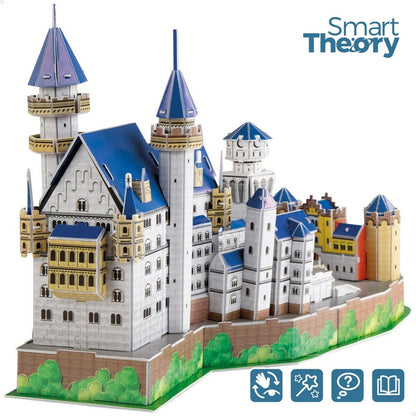 Puzzle 3D Colorbaby New Swan Castle 95 Piese 43,5 x 33 x 18,5 cm (6 Unități) - Jucarii si jocuri, Puzzle-uri și puzzle-uri