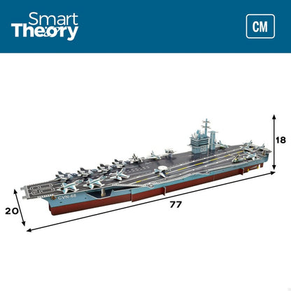 Puzzle 3D Colorbaby Nimitz Portavion 67 Piese 77 x 18 x 20 cm (6 Unități) - Jucarii si jocuri, Puzzle-uri și puzzle-uri