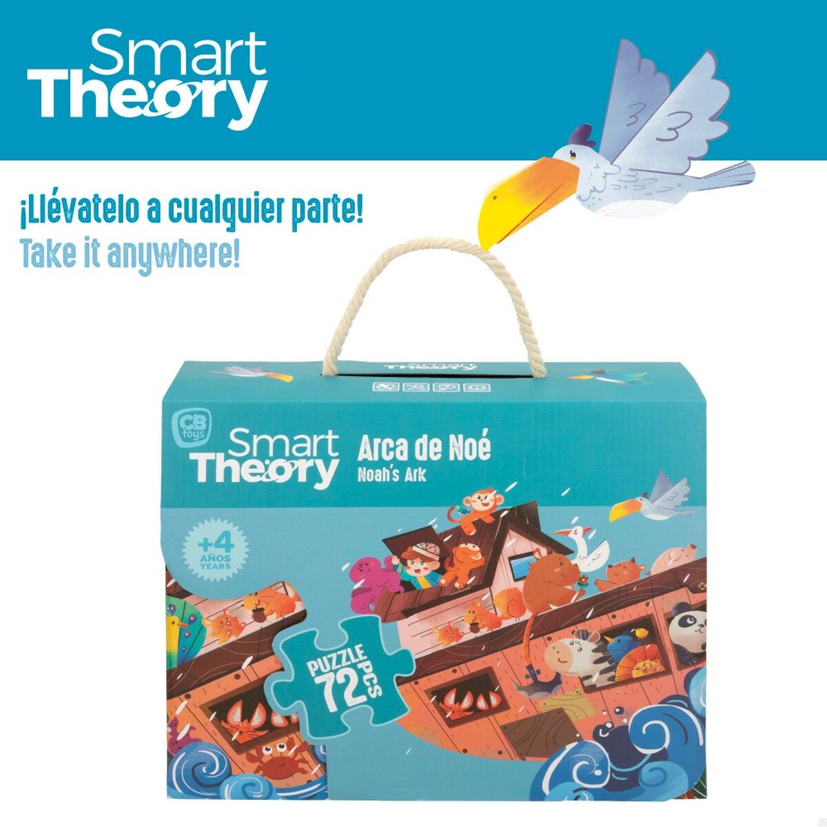 Puzzle Colorbaby Noah's Ark 72 Piese 90 x 60 cm (6 Unități) - Jucarii si jocuri, Puzzle-uri și puzzle-uri