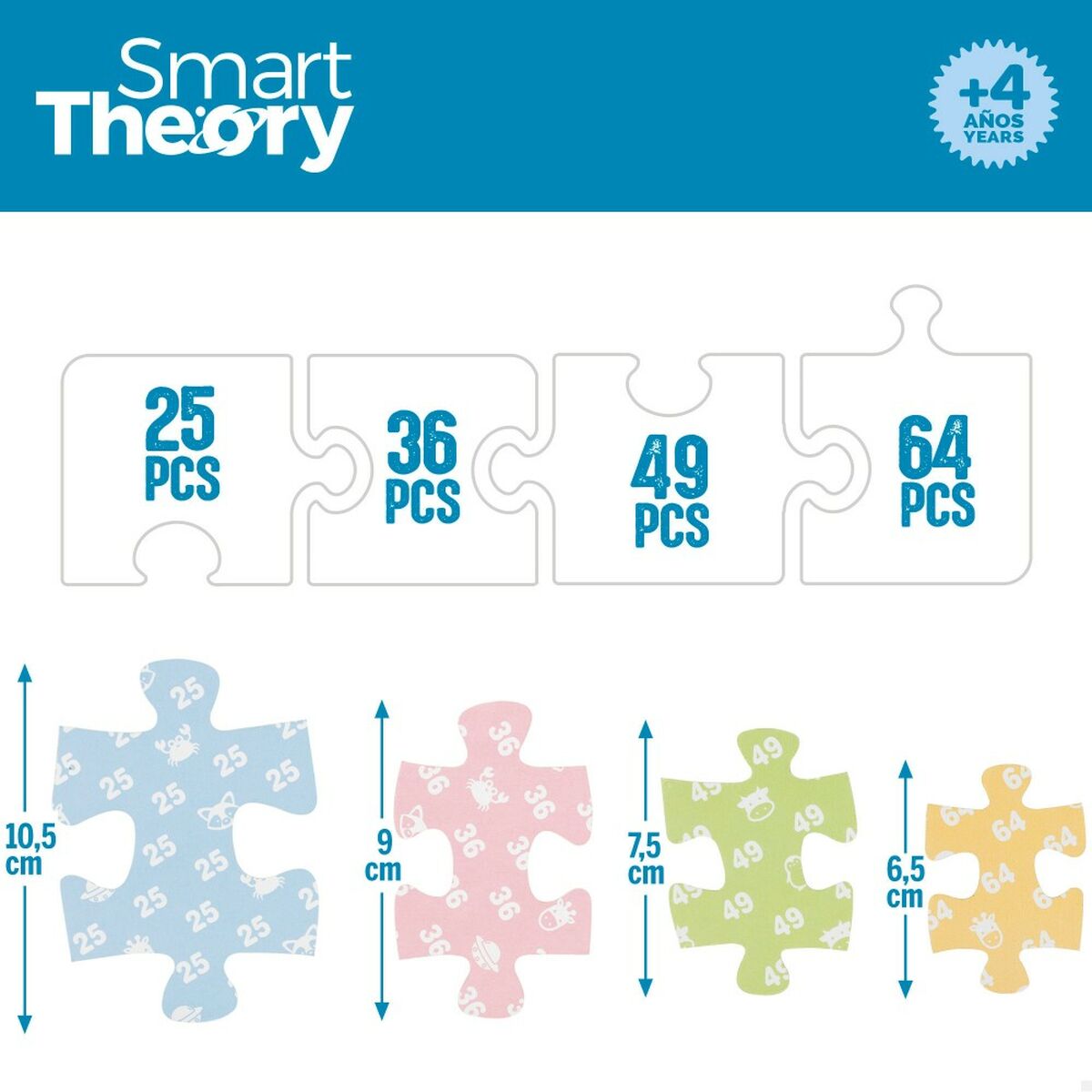 Puzzle pentru Copii Colorbaby Artic 4-ia-1 174 Piese 136 x 34 cm (6 Unități) - Jucarii si jocuri, Puzzle-uri și puzzle-uri