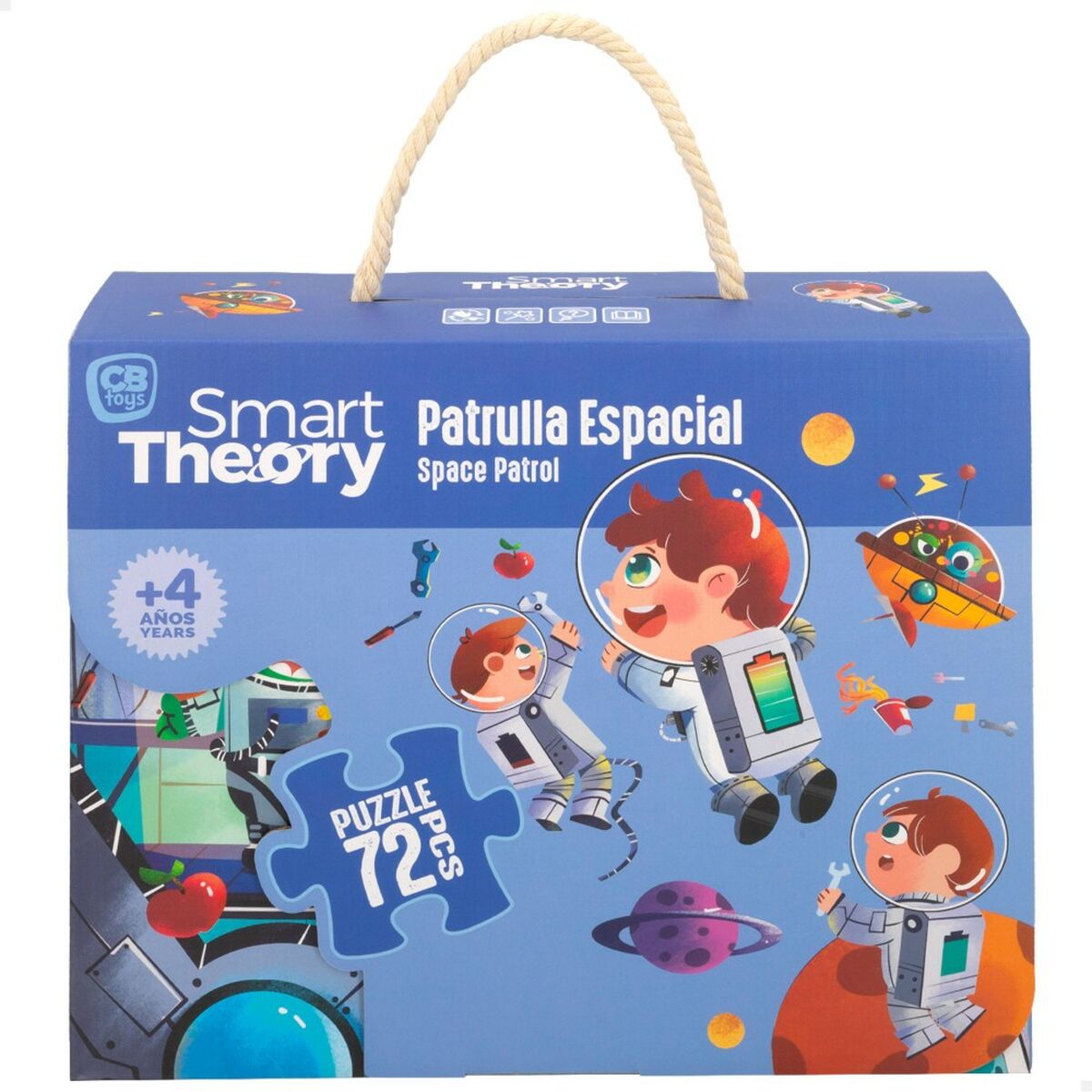 Puzzle Colorbaby Space Patrol 72 Piese 90 x 60 cm (6 Unități) - Jucarii si jocuri, Puzzle-uri și puzzle-uri