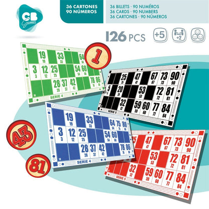 Bingo CB Games Lemn Hârtie Plastic (24 Unități) - Jucarii si jocuri, Jocuri și accesorii