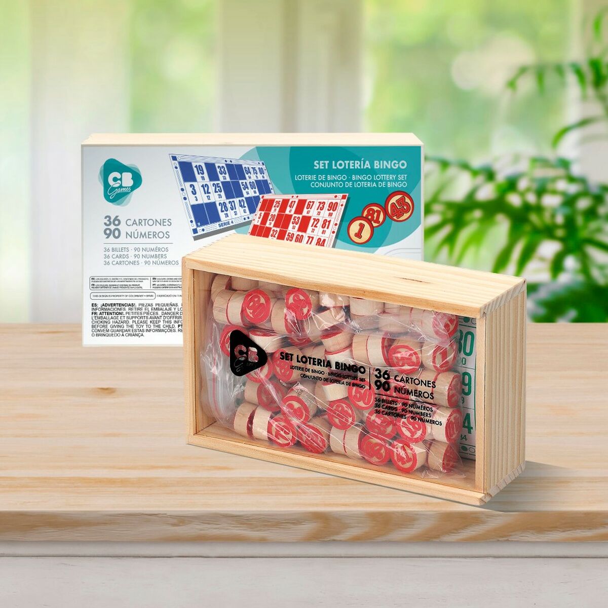 Bingo CB Games Lemn Hârtie Plastic (24 Unități) - Jucarii si jocuri, Jocuri și accesorii