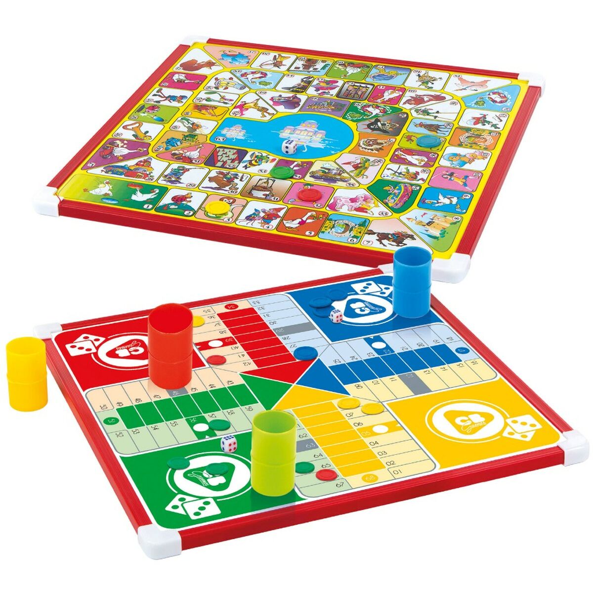 Tablă de Parchís și Oca Colorbaby 32 x 32 x 1 cm (25 Piese) (6 Unități) - Jucarii si jocuri, Jocuri și accesorii