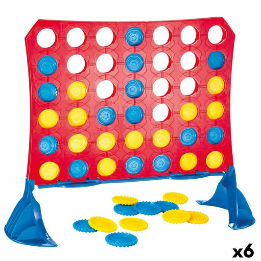 4 în Linie Colorbaby 31,5 x 26 x 13 cm (6 Unități) (42 Piese) - Jucarii si jocuri, Jocuri și accesorii