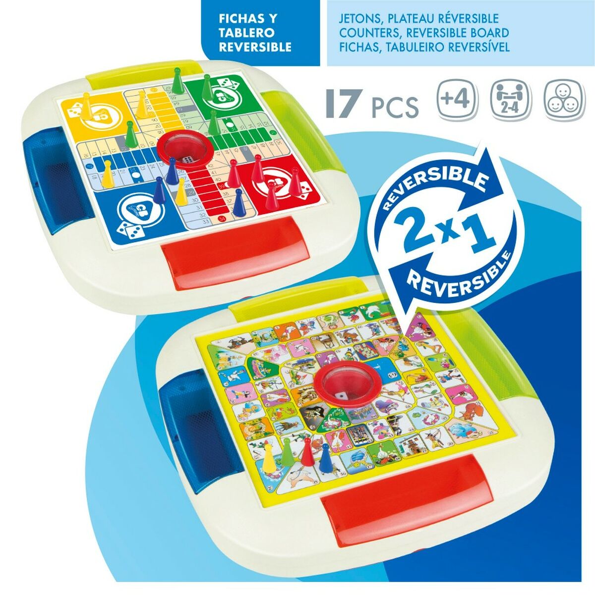 Tablă de Parchís și Oca Colorbaby 26 x 5 x 26 cm (6 Unități) - Jucarii si jocuri, Jocuri și accesorii