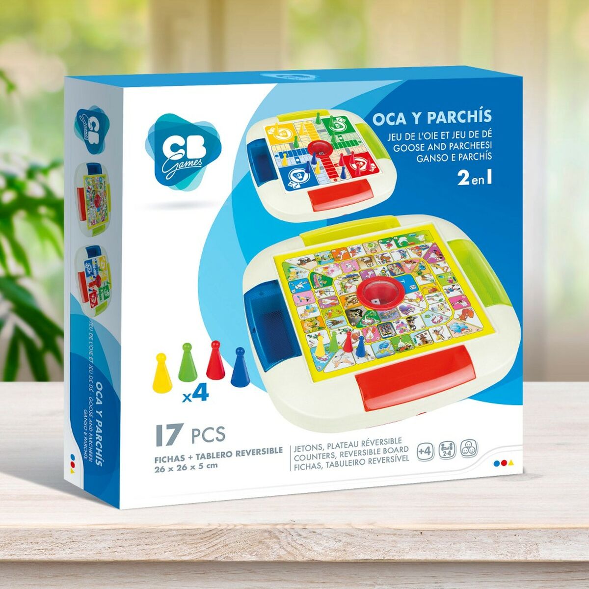 Tablă de Parchís și Oca Colorbaby 26 x 5 x 26 cm (6 Unități) - Jucarii si jocuri, Jocuri și accesorii