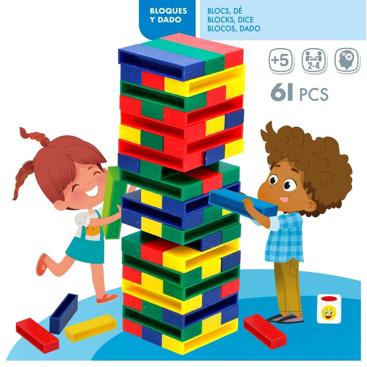 Plăci de Construcții CB Games 61 Piese - Jucarii si jocuri