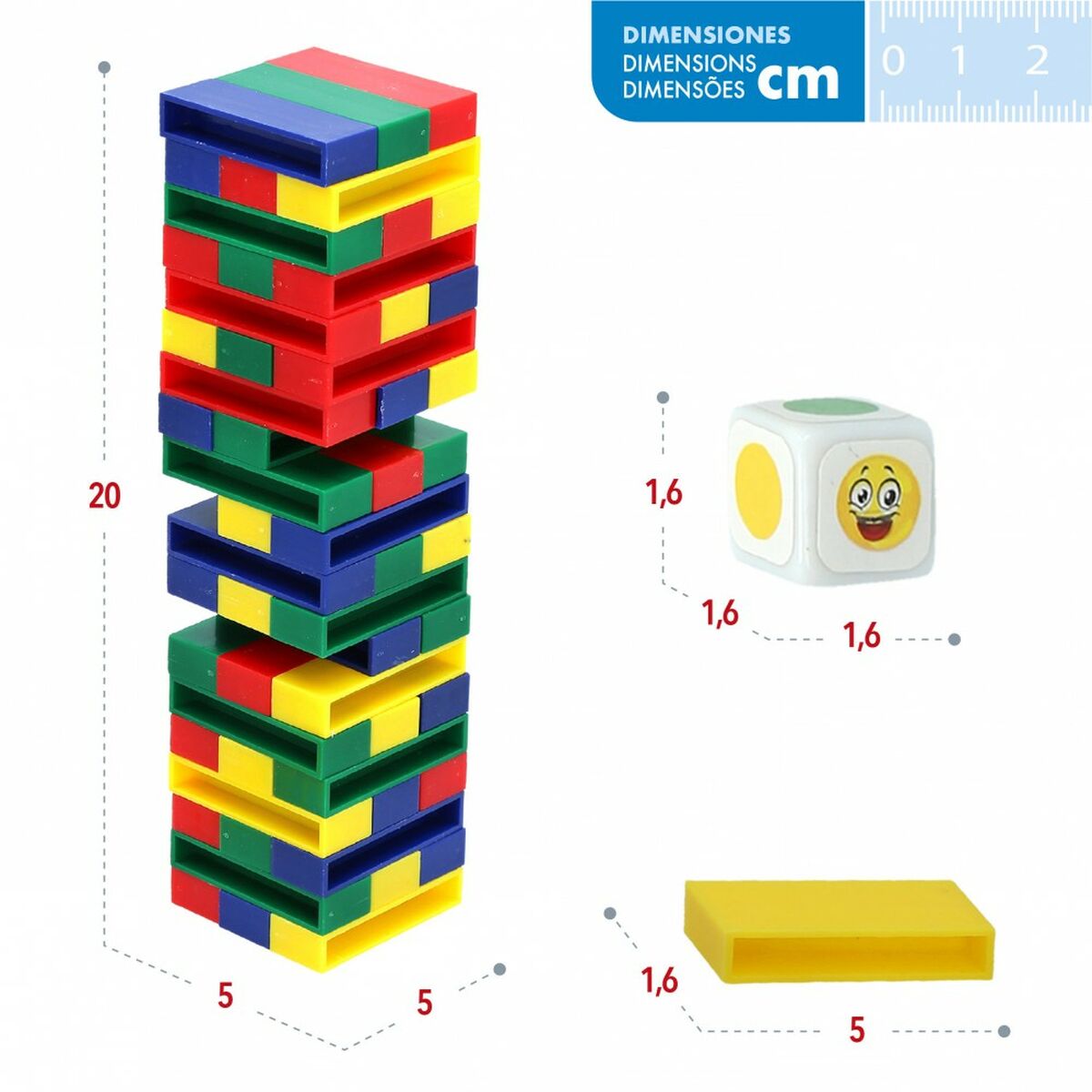 Plăci de Construcții CB Games 61 Piese - Jucarii si jocuri