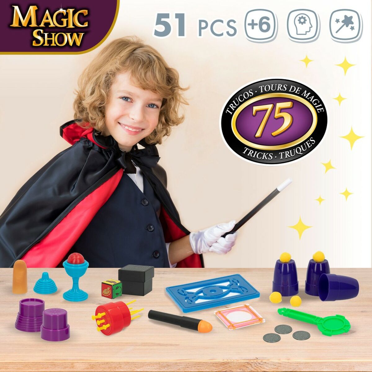 Joc de Magie Colorbaby Magic Show ES - Jucarii si jocuri, Cadouri originale și glume