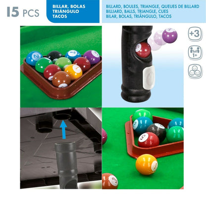 Masă de biliard Colorbaby 44,5 x 13 x 24,5 cm - Jucarii si jocuri, Jocuri și accesorii