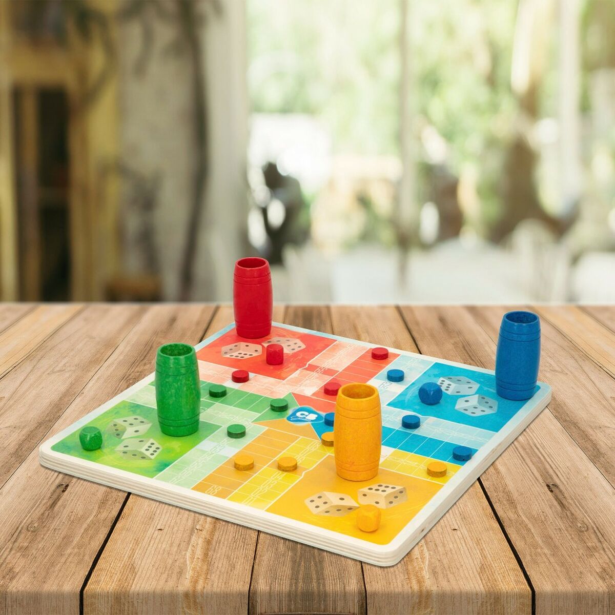 Tablă de Parchís și Oca Colorbaby 25 x 1 x 25 cm (25 Piese) (6 Unități) - Jucarii si jocuri, Jocuri și accesorii