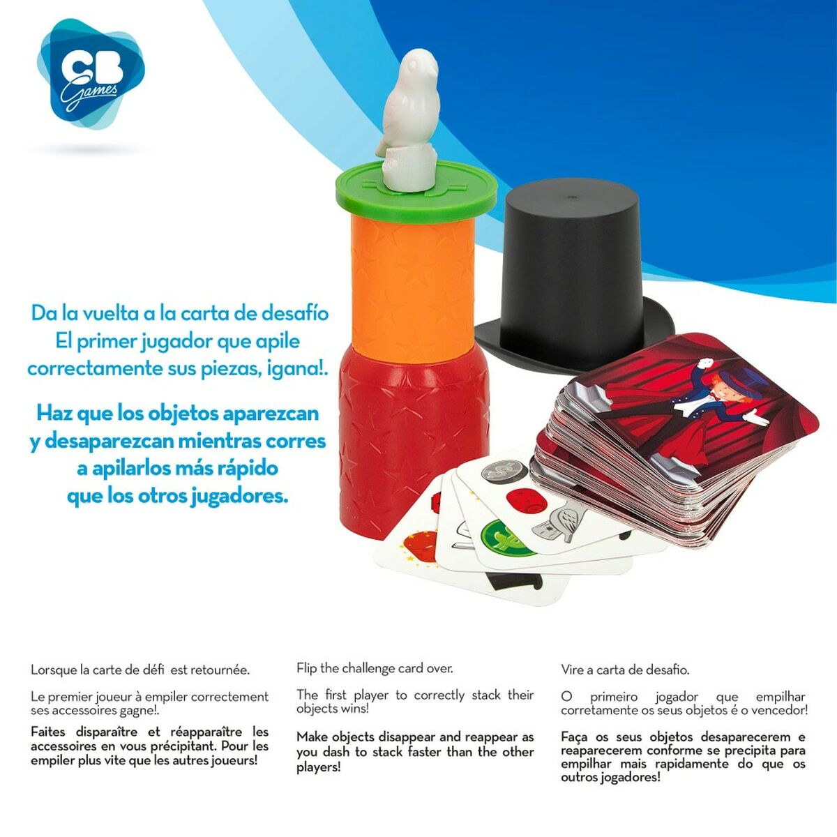 Joc de Masă Colorbaby Pălărie înaltă (6 Unități) - Jucarii si jocuri, Jocuri și accesorii