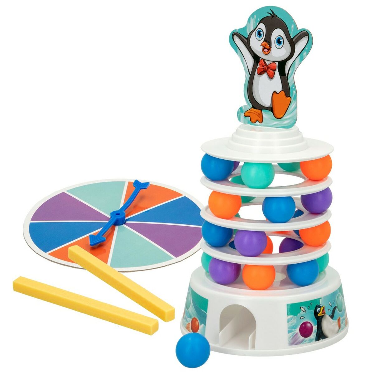 Joc de Masă Colorbaby Pinguin (6 Unități) - Jucarii si jocuri, Jocuri și accesorii