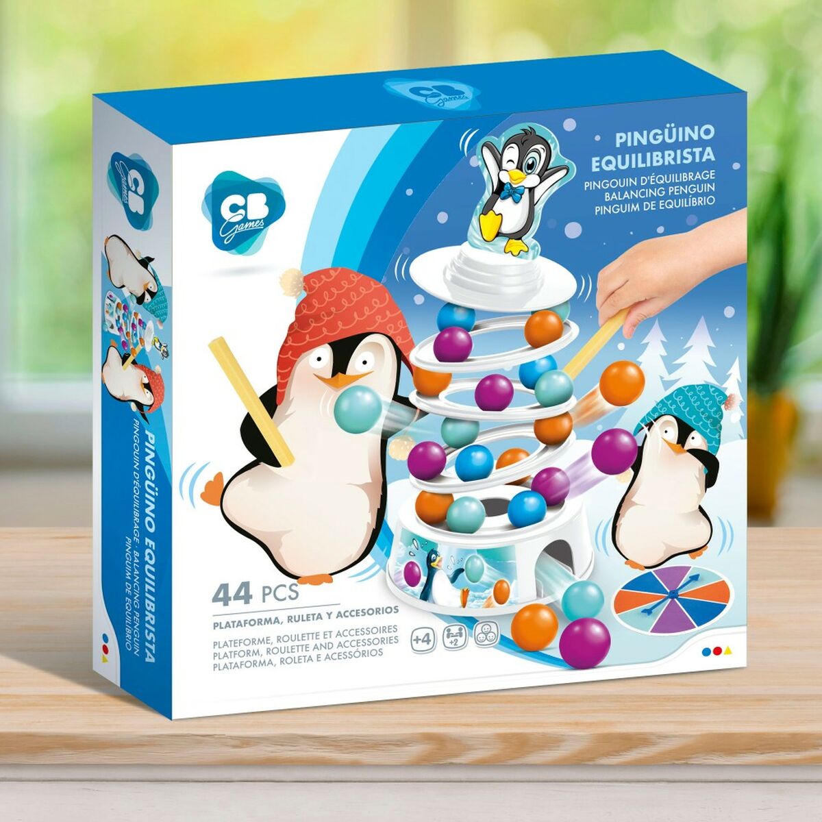 Joc de Masă Colorbaby Pinguin (6 Unități) - Jucarii si jocuri, Jocuri și accesorii