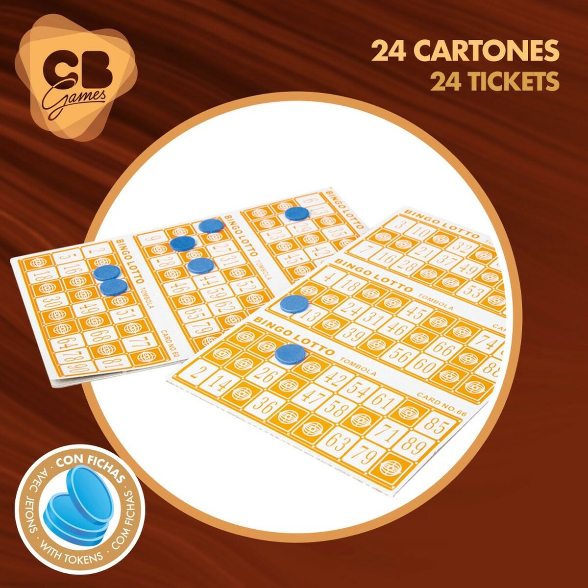 Bingo CB Games Lemn Plastic (2 Unități) - Jucarii si jocuri, Jocuri și accesorii