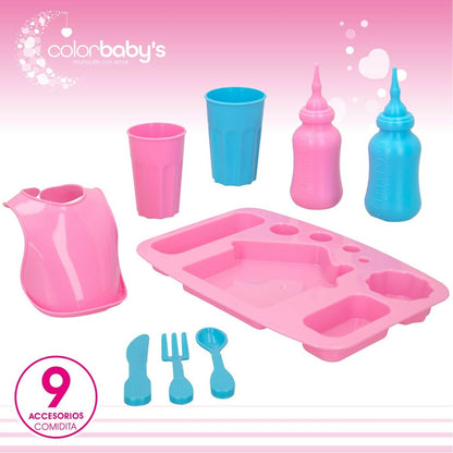 Accesorii pentru papusi Colorbaby Păpușă Bebe 15 Piese 20 x 2 x 15 cm 12 Unități - Jucarii si jocuri, Păpuși și accesorii