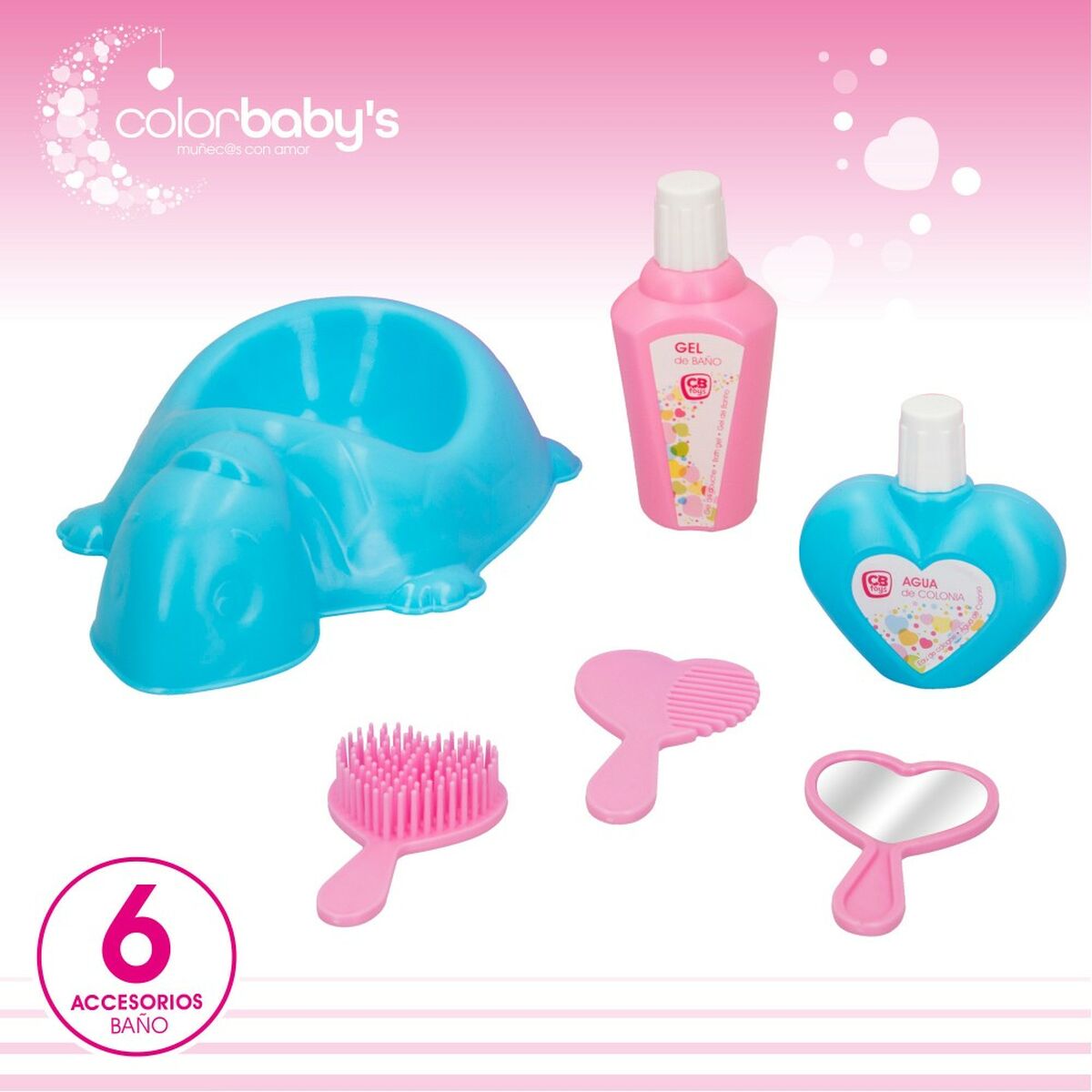 Accesorii pentru papusi Colorbaby Păpușă Bebe 15 Piese 20 x 2 x 15 cm 12 Unități - Jucarii si jocuri, Păpuși și accesorii