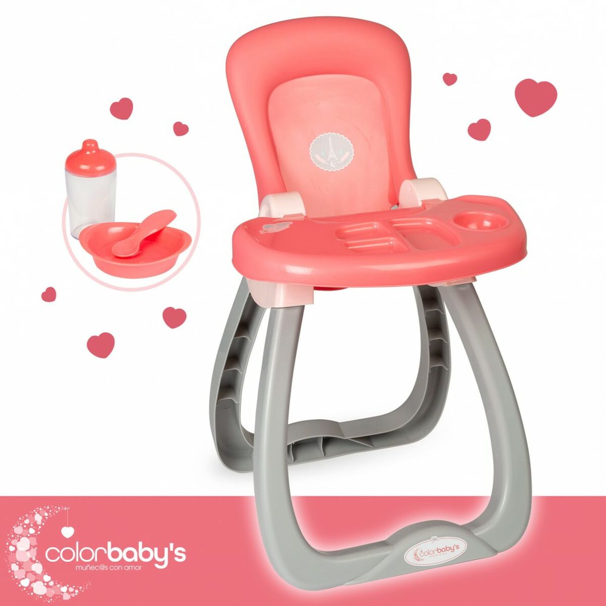 Scaun înalt Colorbaby 30 x 54 x 34,5 cm 2 Unități - Jucarii si jocuri, Păpuși și accesorii