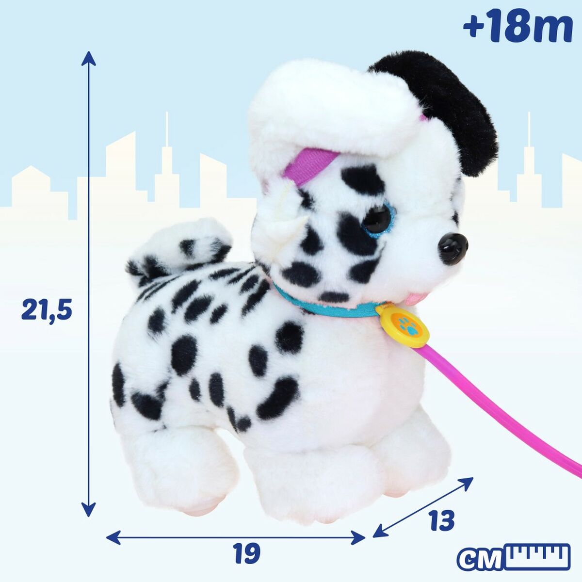 Animal de Companie din Pluș Eolo Sprint Câine 19 x 21,5 x 13 cm (4 Unități) - Jucarii si jocuri, Jucării de pluș