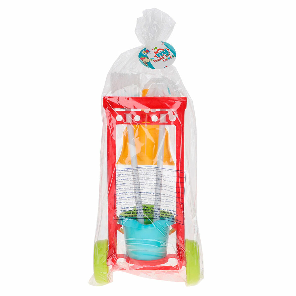 Coș de Curățare cu Accesorii Colorbaby 5 Piese Jucărie 24,5 x 43,5 x 15 cm (20 Unități) - Jucarii si jocuri, Imitații de jocuri