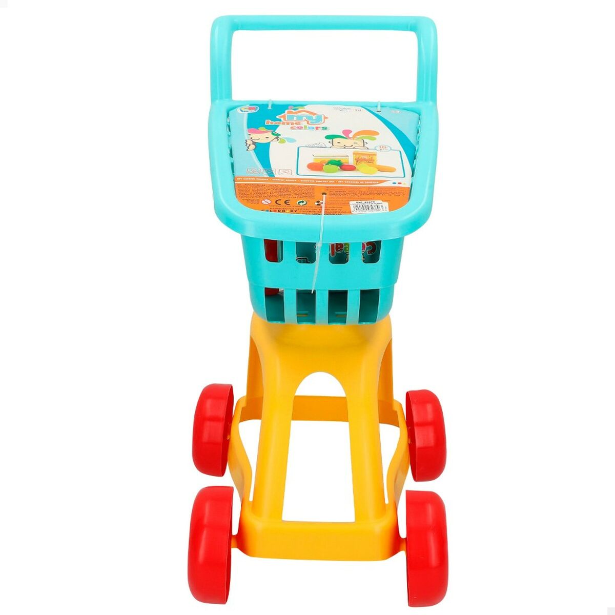 Cărucior de cumpărături Colorbaby My Home Jucărie 10 Piese 34 x 54 x 29 cm 6 Unități - Jucarii si jocuri, Imitații de jocuri