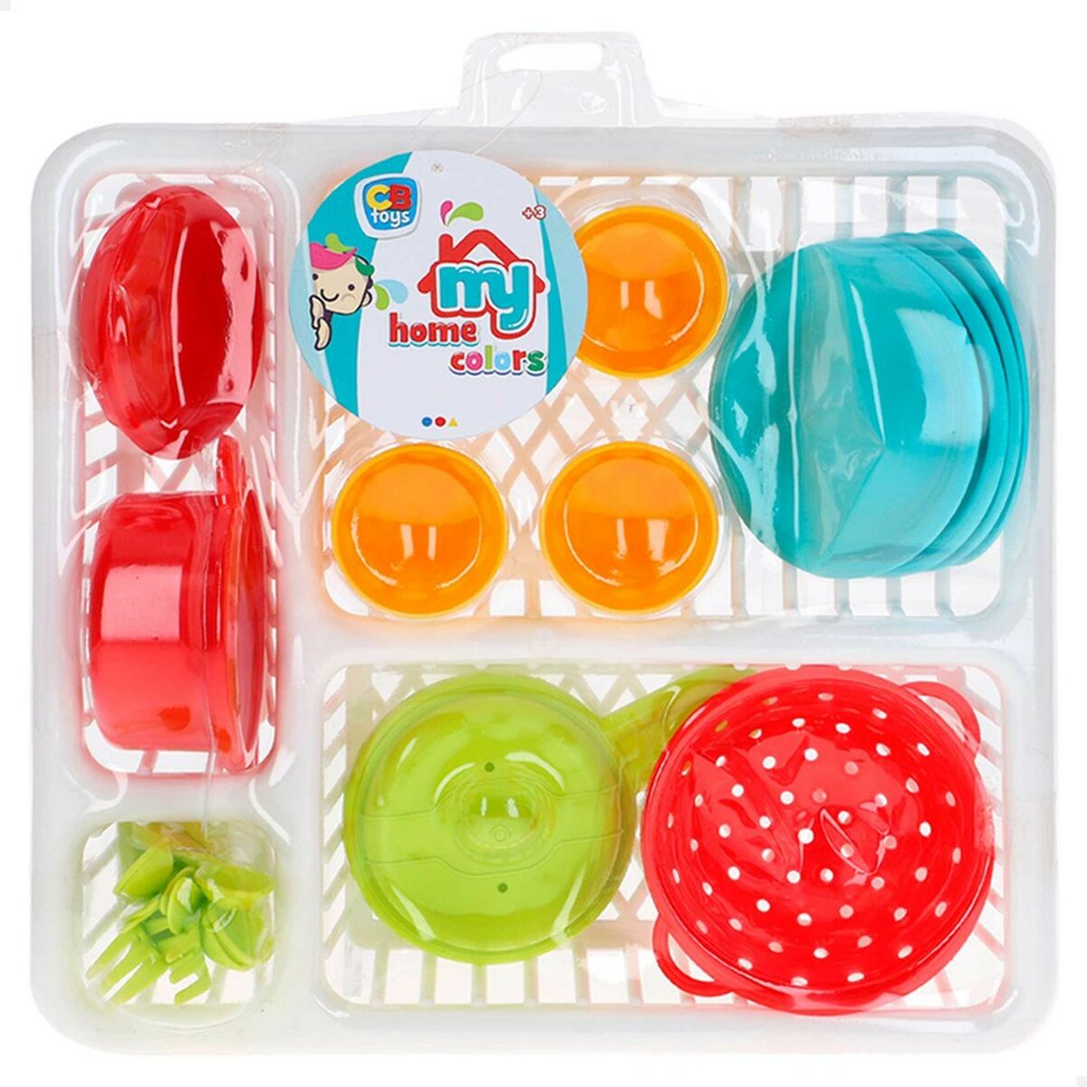Set de Menaj pentru Copii Colorbaby Jucărie Drenor 26 Piese (12 Unități) - Jucarii si jocuri, Imitații de jocuri