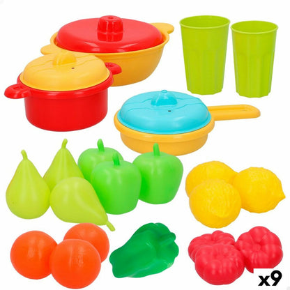 Set de Alimente de Jucărie AquaSport Menaj și ustensile de bucătărie 24 Piese (9 Unități) - Jucarii si jocuri, Imitații de jocuri