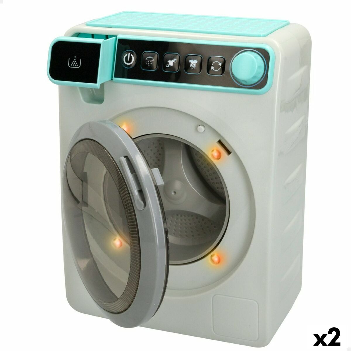Mașină de spălat PlayGo 17,5 x 24 x 12 cm (2 Unități) - Jucarii si jocuri, Imitații de jocuri