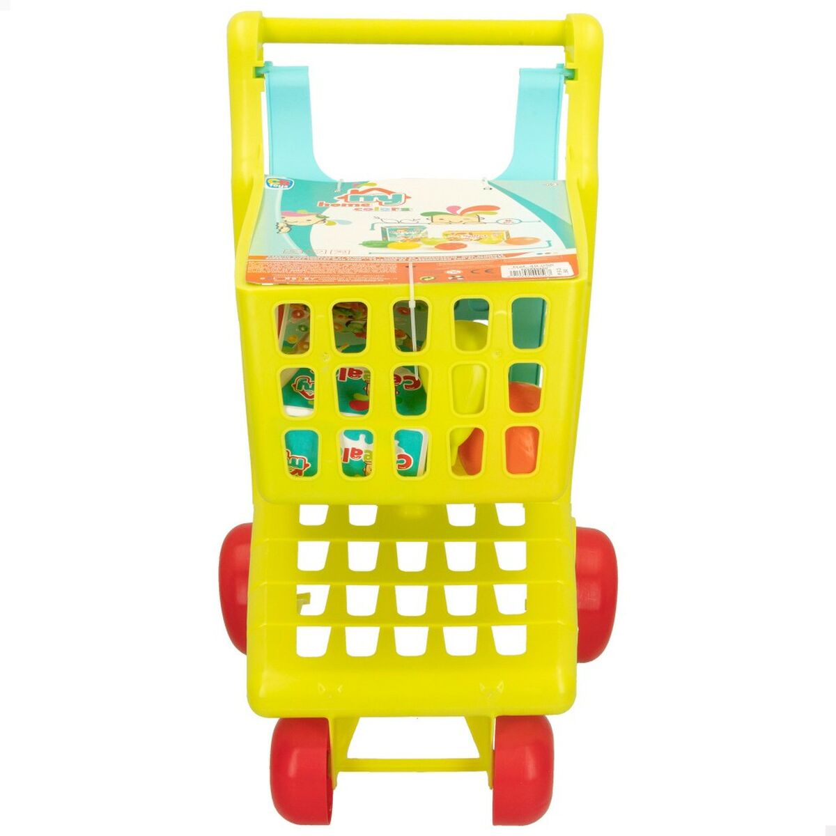 Cărucior de cumpărături Colorbaby My Home Jucărie 9 Piese 34 x 53,5 x 45 cm 6 Unități - Jucarii si jocuri, Imitații de jocuri