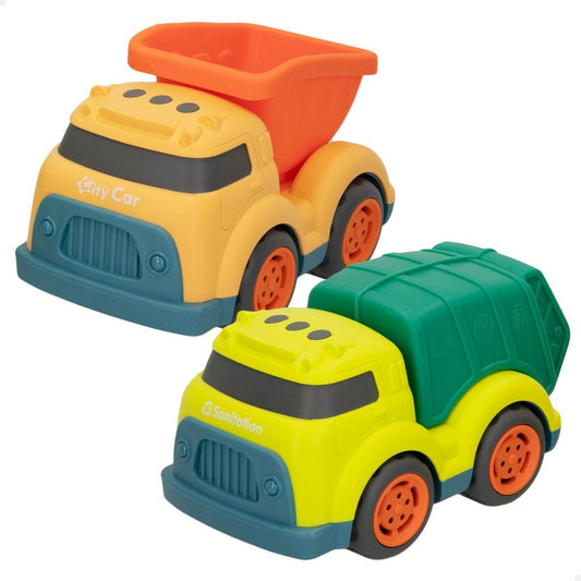 Set Vehicule de Lucrări Publice Motor Town 17,5 x 11 x 11 cm (4 Unități) - Jucarii si jocuri, Vehicule