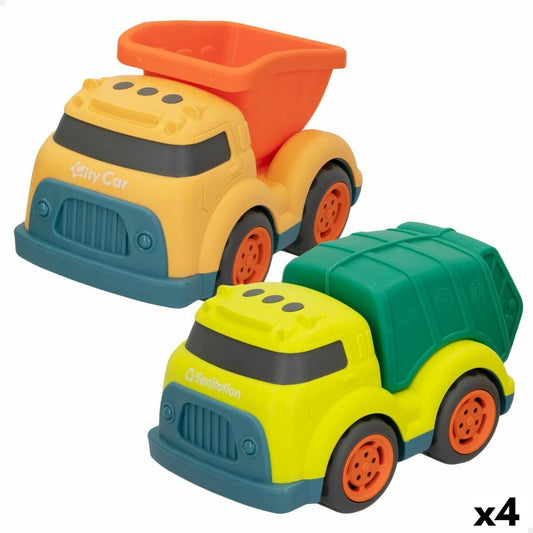 Set Vehicule de Lucrări Publice Motor Town 17,5 x 11 x 11 cm (4 Unități) - Jucarii si jocuri, Vehicule