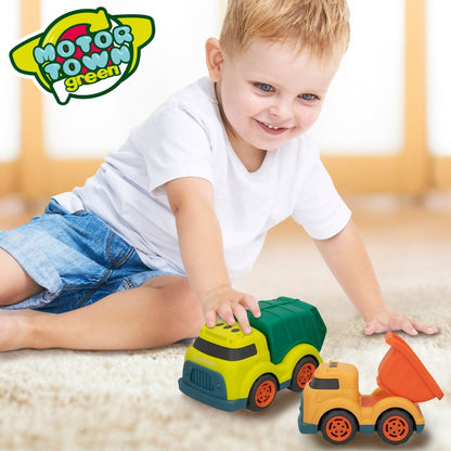 Set Vehicule de Lucrări Publice Motor Town 17,5 x 11 x 11 cm (4 Unități) - Jucarii si jocuri, Vehicule