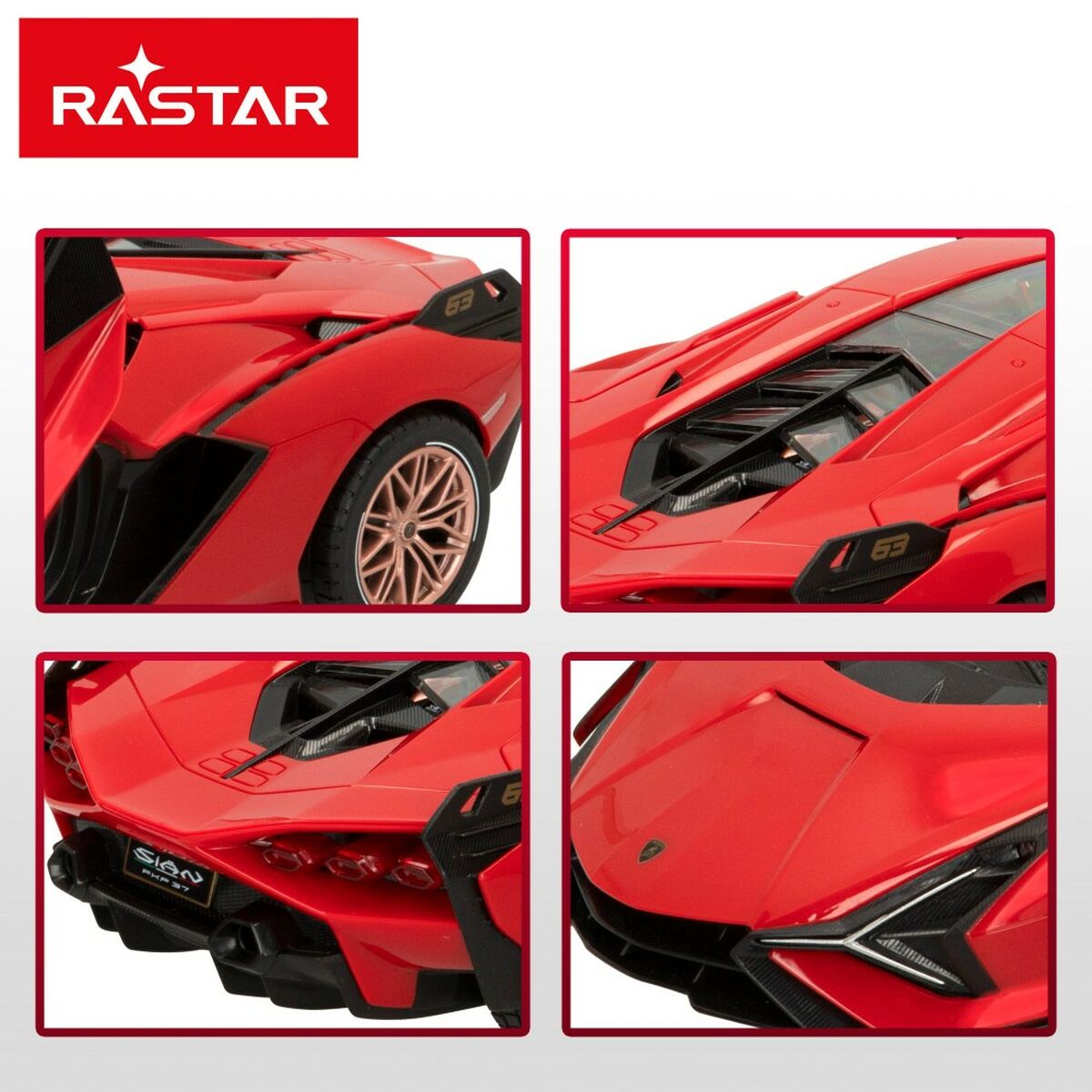 Mașină Radio Control Lamborghini Sian 1:14 (2 Unități) - Jucarii si jocuri, Vehicule