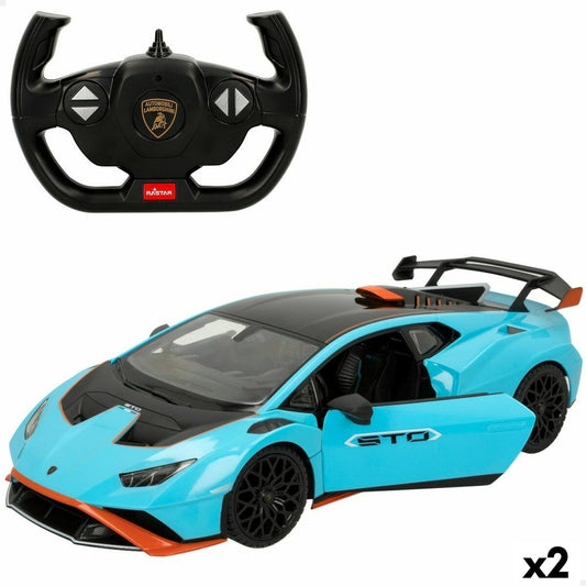 Mașină Radio Control Lamborghini Huracán STO Albastru 1:14 (2 Unități) - Jucarii si jocuri, Vehicule