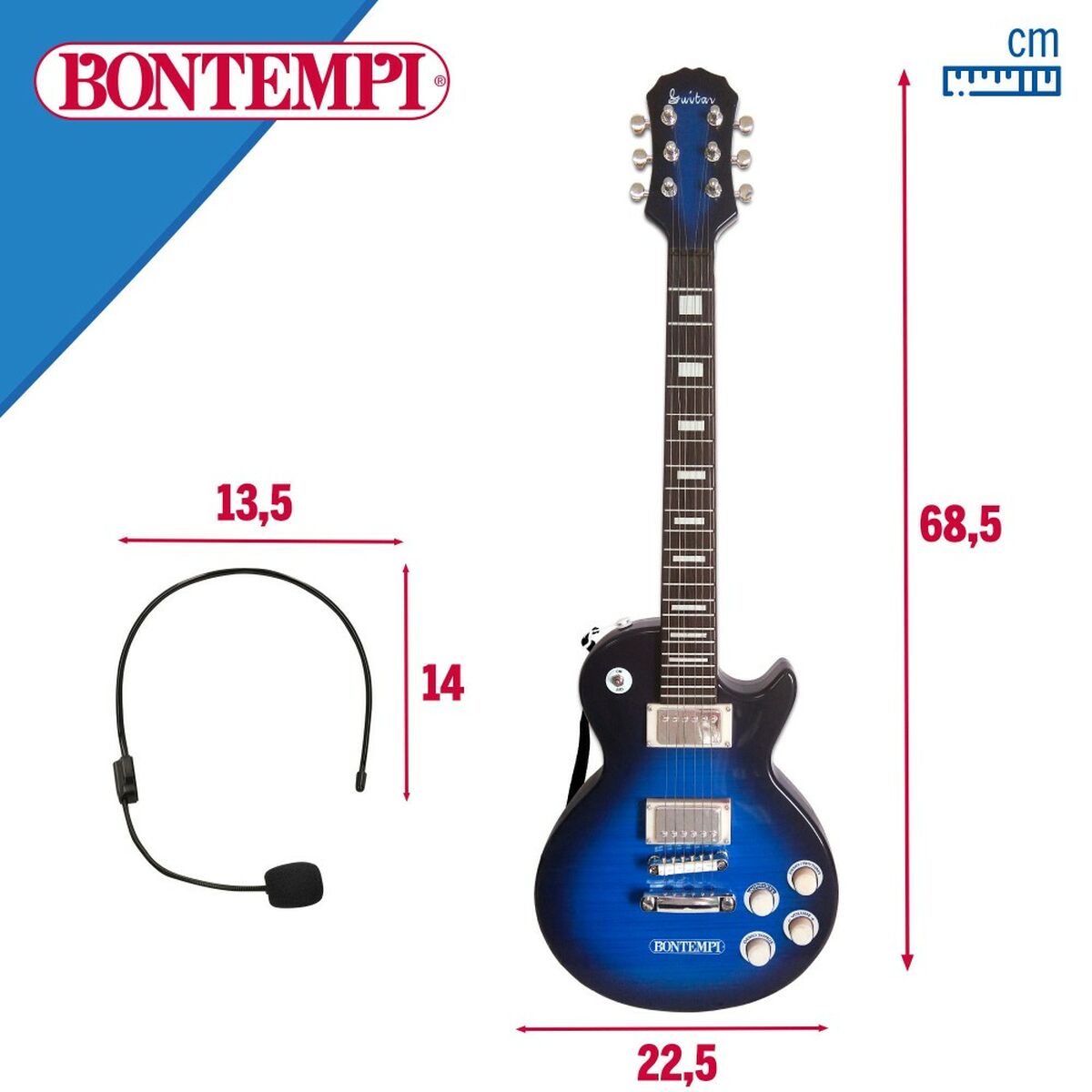 Chitară pentru Copii Bontempi ROCK - Jucarii si jocuri, Instrumente muzicale pentru copii