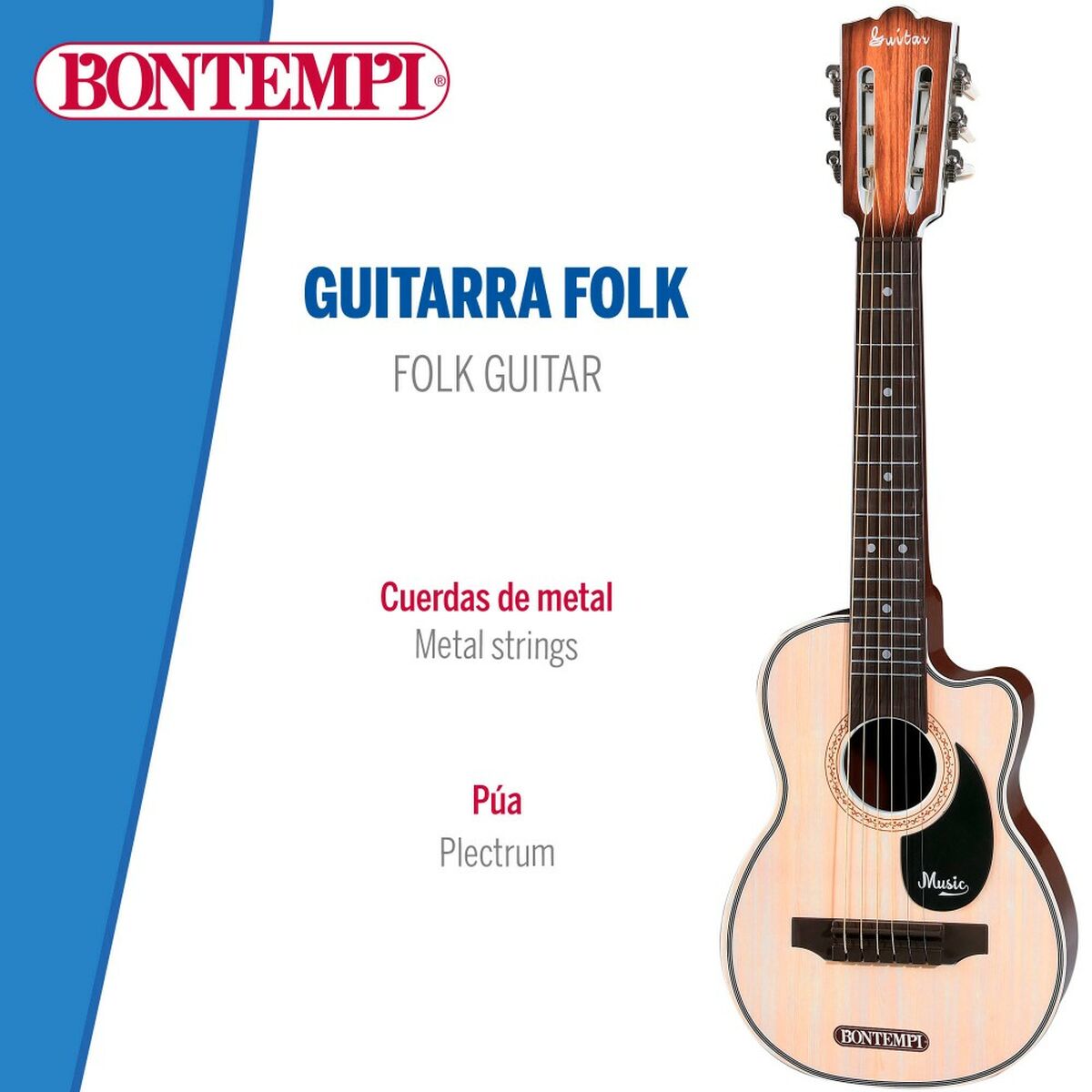 Chitară pentru Copii Bontempi FOLK - Jucarii si jocuri, Instrumente muzicale pentru copii