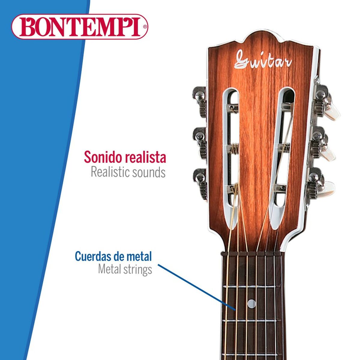 Chitară pentru Copii Bontempi FOLK - Jucarii si jocuri, Instrumente muzicale pentru copii