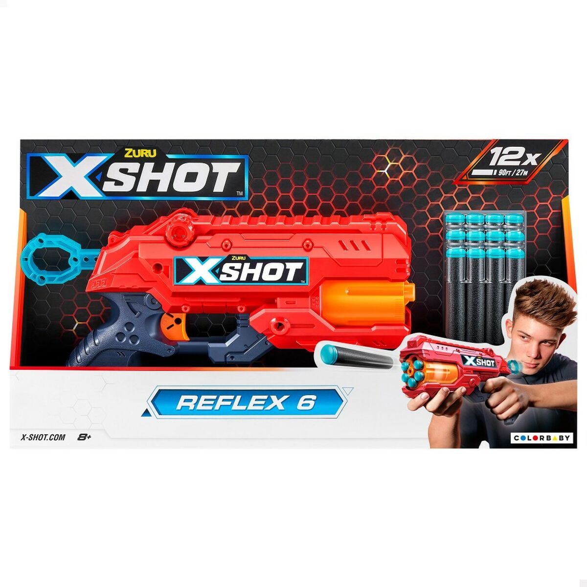 Pistol cu Săgeți Zuru REFLEX 6 - Jucarii si jocuri, În aer liber și sport