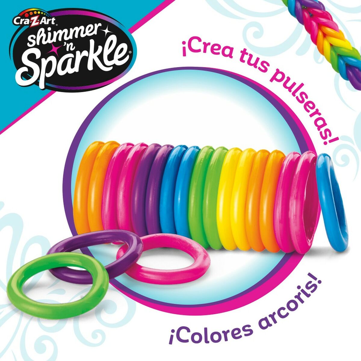 Kit de Creare Brățări Cra-Z-Art Plastic 3,4 x 0,3 x 2,7 cm 4 x 8 x 3,5 cm (4 Unități) - Jucarii si jocuri, Activități creative