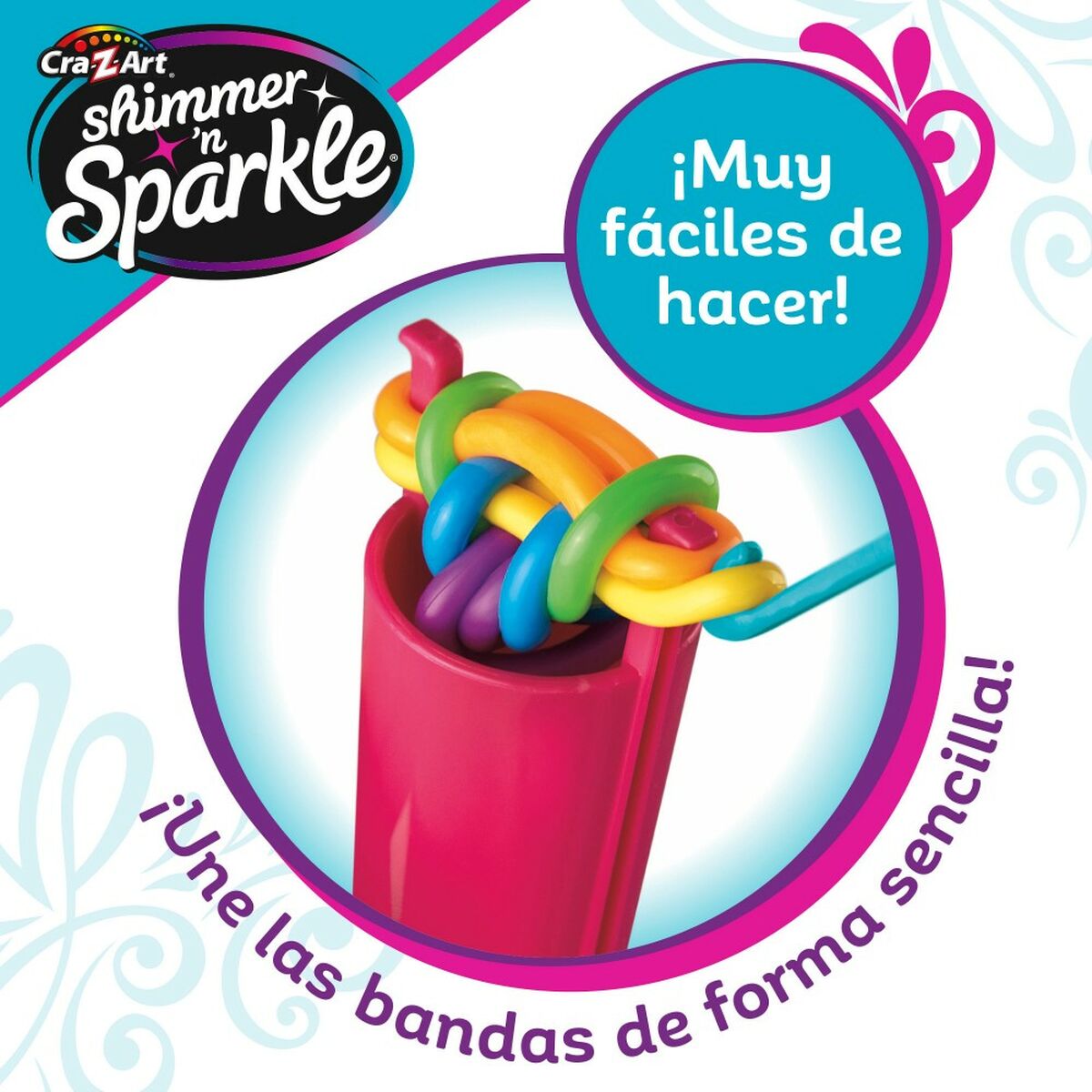Kit de Creare Brățări Cra-Z-Art Plastic 3,4 x 0,3 x 2,7 cm 4 x 8 x 3,5 cm (4 Unități) - Jucarii si jocuri, Activități creative