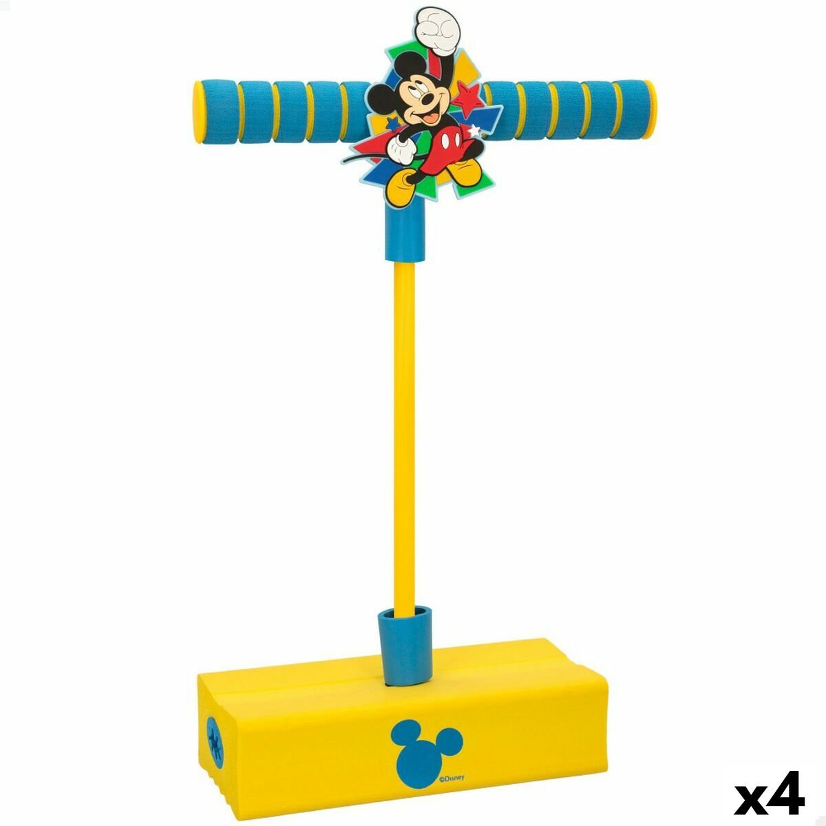 Pogobouncer Mickey Mouse 3D Galben Infantil (4 Unități) - Sport și în aer liber, Sporturi recreative