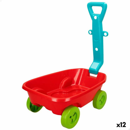 Set de jucării de plajă Colorbaby Roabă polipropilenă (12 Unități) - Jucarii si jocuri, În aer liber și sport