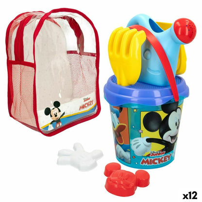 Set de jucării de plajă Mickey Mouse Ø 18 cm polipropilenă (12 Unități) - Jucarii si jocuri, În aer liber și sport